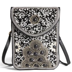 , Artisan Beaded Crossbody-Coco & Carmen New