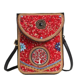 , Artisan Beaded Crossbody-Coco & Carmen Hot