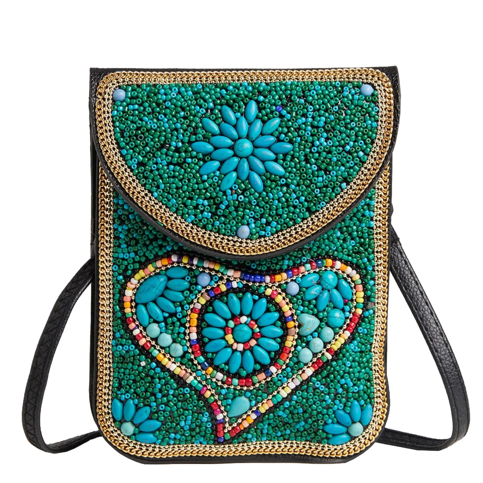 , Artisan Beaded Crossbody-Coco & Carmen Discount