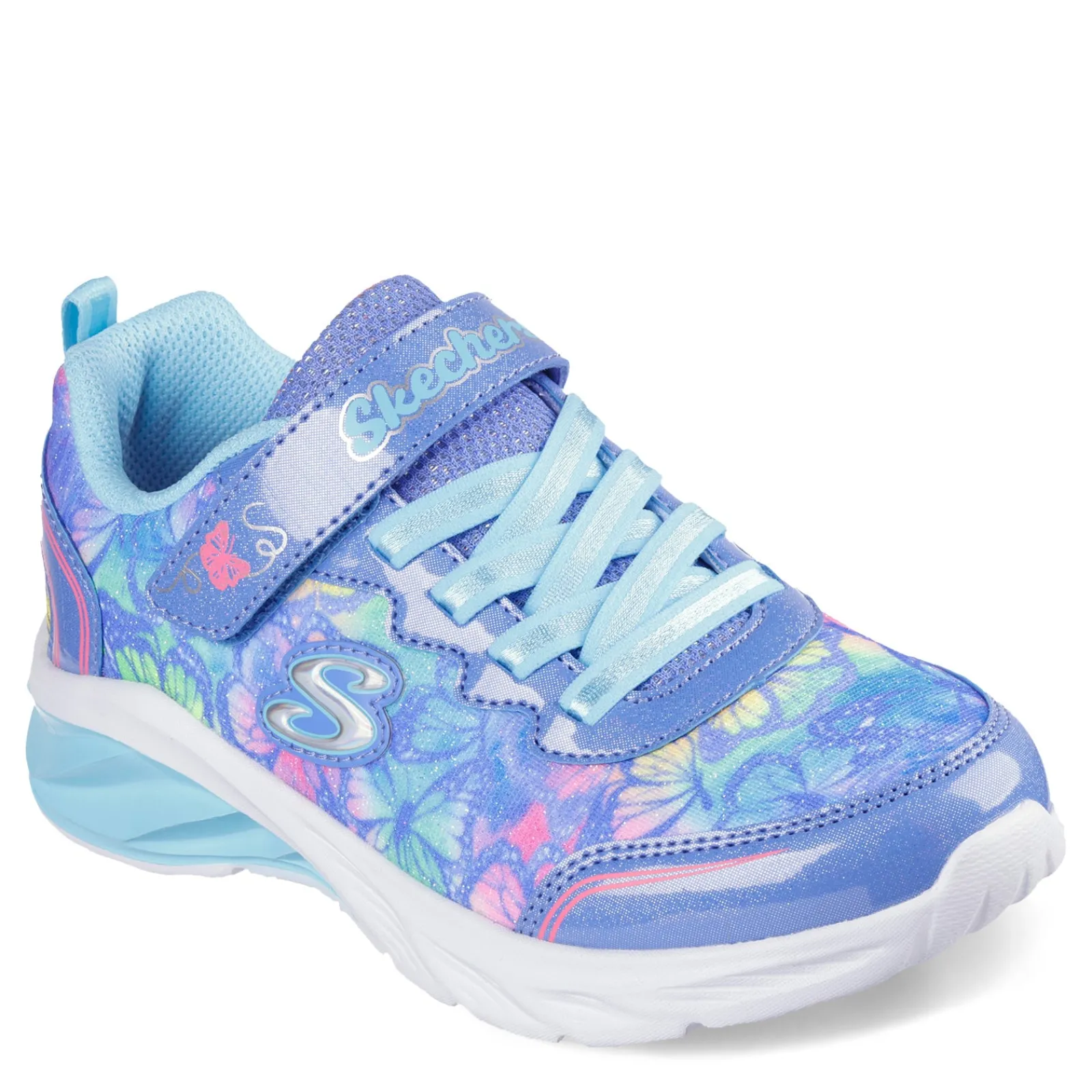 Girl's , Coastline - Flutter Fly Sneaker - Little Kid & Big Kid-Skechers Best