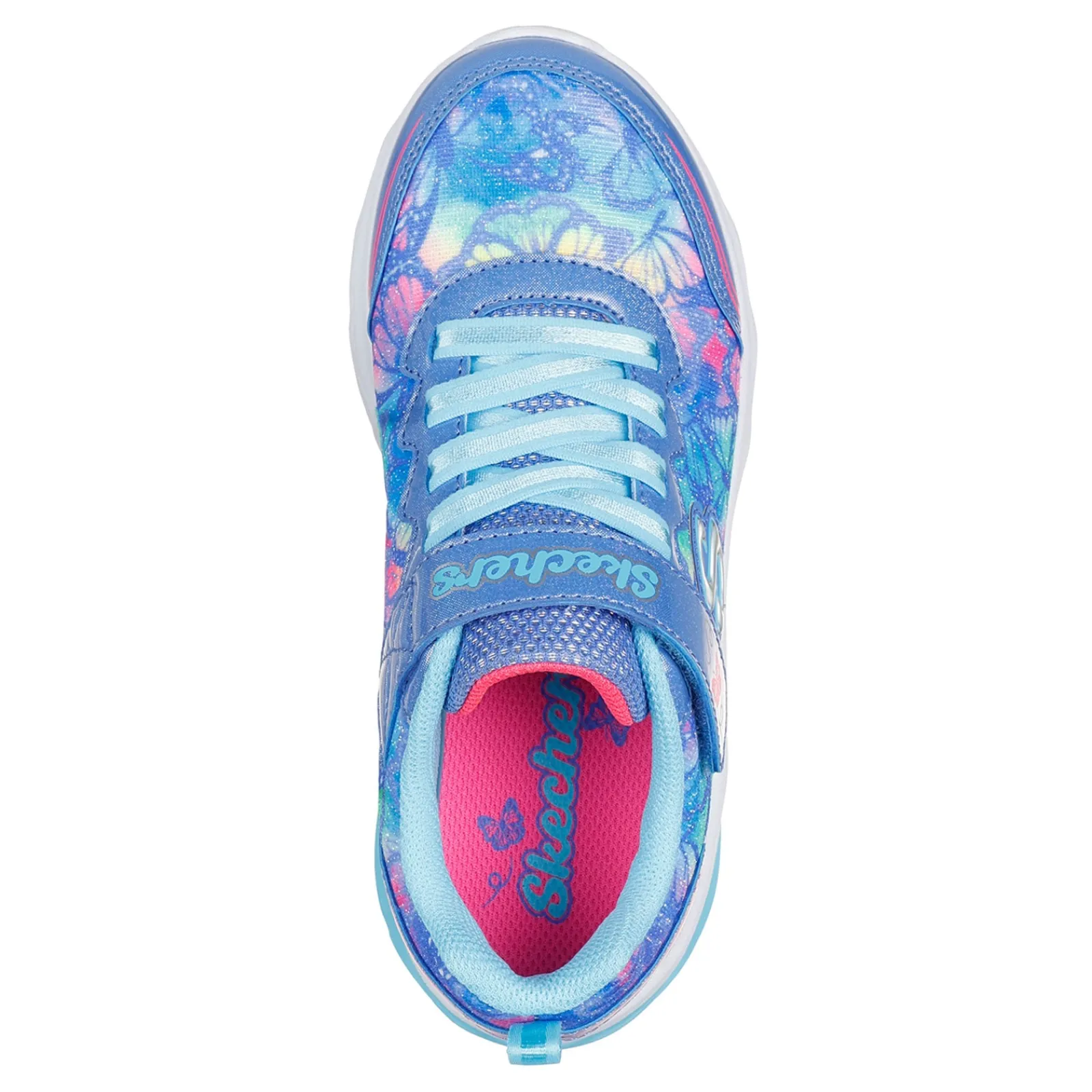 Girl's , Coastline - Flutter Fly Sneaker - Little Kid & Big Kid-Skechers Best