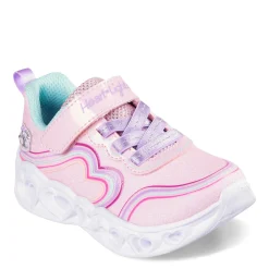 Girl's , Heart Lights - Retro Hearts Sneaker - Toddler-Skechers Clearance