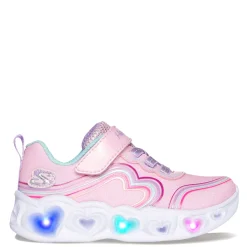Girl's , Heart Lights - Retro Hearts Sneaker - Toddler-Skechers Clearance