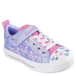 Girl's , Twinkle Toes: Twinkle Sparks - Ombre Flutter Sneaker - Little Kid-Skechers Sale