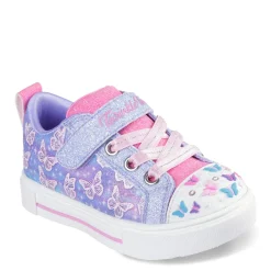 Girl's , Twinkle Toes: Twinkle Sparks - Ombre Flutter Sneaker - Toddler-Skechers Outlet