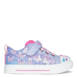 Girl's , Twinkle Toes: Twinkle Sparks - Ombre Flutter Sneaker - Toddler-Skechers Outlet