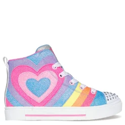 Girl's , Twinkle Toes: Twinkle Sparks - Heart Pop Sneaker - Little Kid-Skechers Clearance