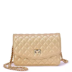 , Amanda Quilted Crossbody Clutch-Mellow World Handbags