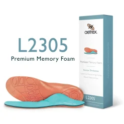 Men's , Premium Memory Foam Orthotics with Metatarsal Support-Aetrex New