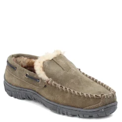 Men's Clarks, Venetian Moccasin Slipper-Green Market Services Co Inc Outlet