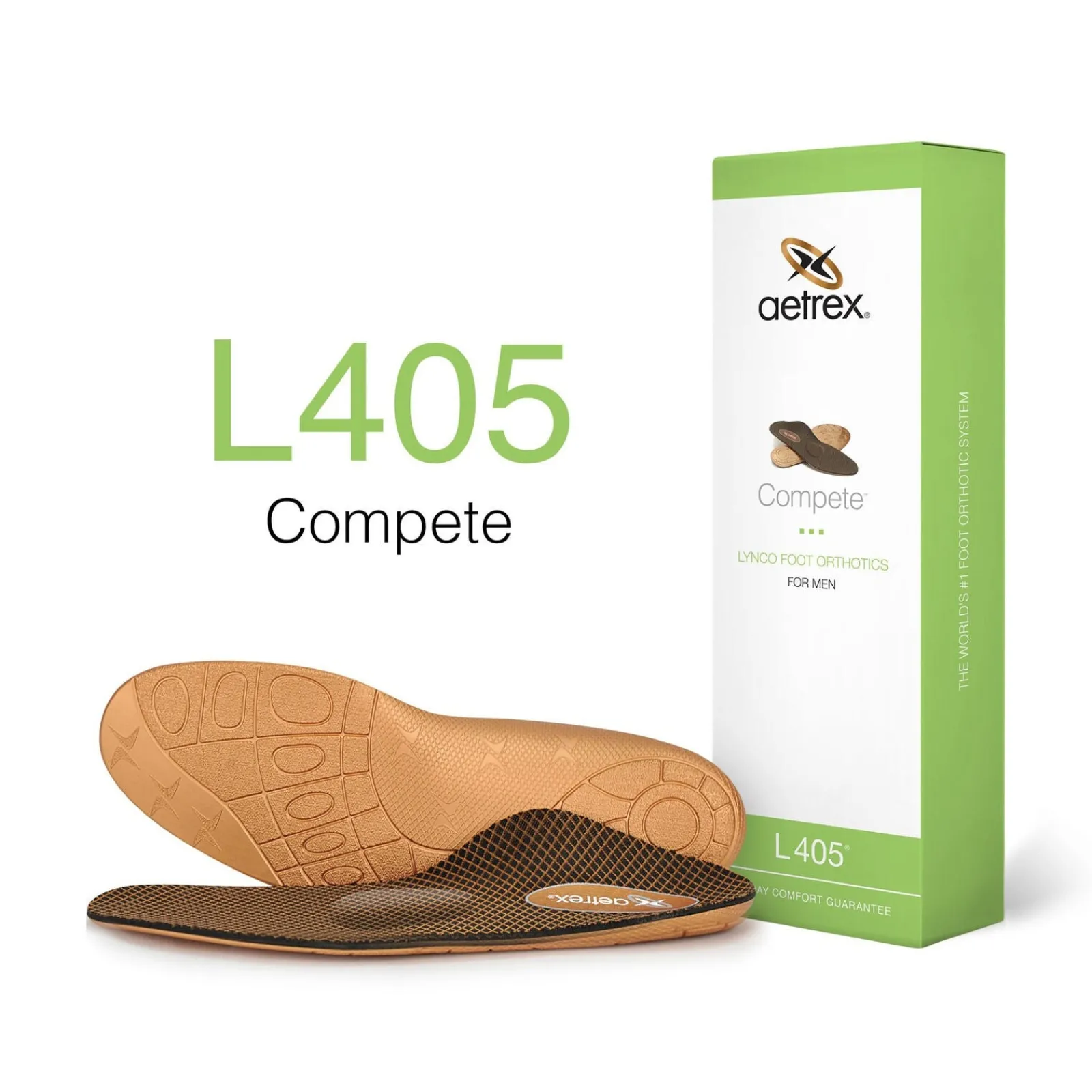 Men's Lynco by , Comp Sports Ortho Cupped/Support-Aetrex Discount