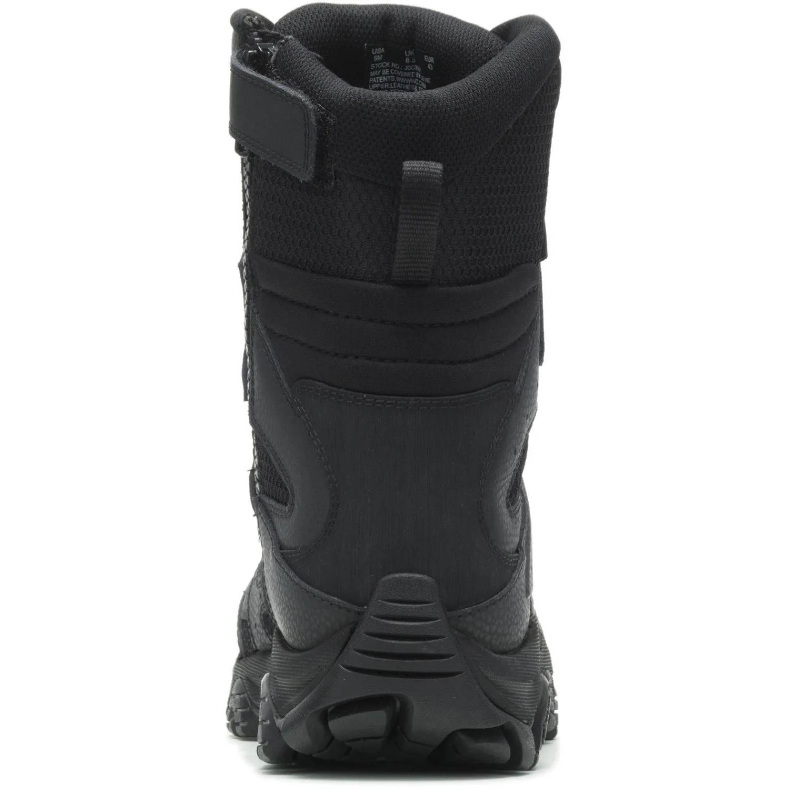 Men's , Moab 3 WP Tactical Zip 8in Work Boot-Merrell