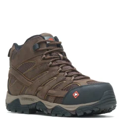 Men's , Moab Vertex 2 Mid CF Safety Work Boot-Merrell Discount