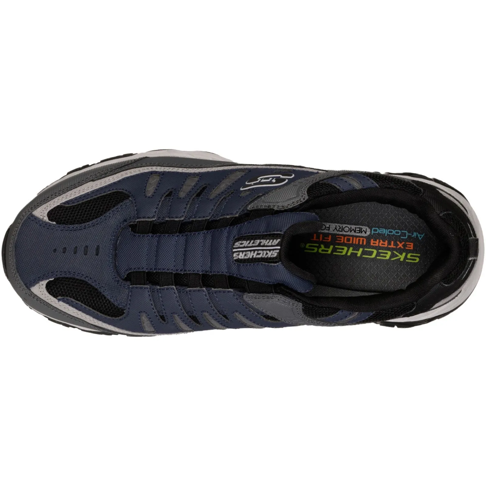 Men's , After Burn M. Fit Sneaker - Wide Width-Skechers