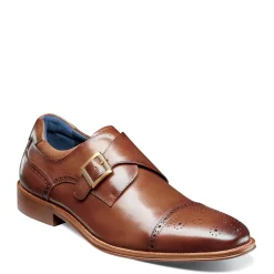 Men's , Mathis Cap Toe Monk Strap-Stacy Adams