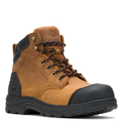 Men's Boots, Carlsbad Cap Toe 6-inch Steel Toe Waterproof Work Boot-Wolverine Best