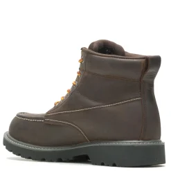 Men's Boots, Floorhand Moc Toe 6 inch Waterproof Work Boot-Wolverine Outlet