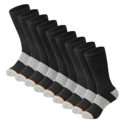 Men's , Crew Socks - 9 Pair-Worksite Discount