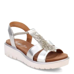 Outlet Ara Shoes Women's ara, Bristol Sandal Silver
