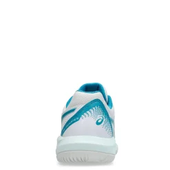 Hot ASICS Women's , GEL-Dedicate 8 Pickleball Shoe - Wide Width White/Teal Blue