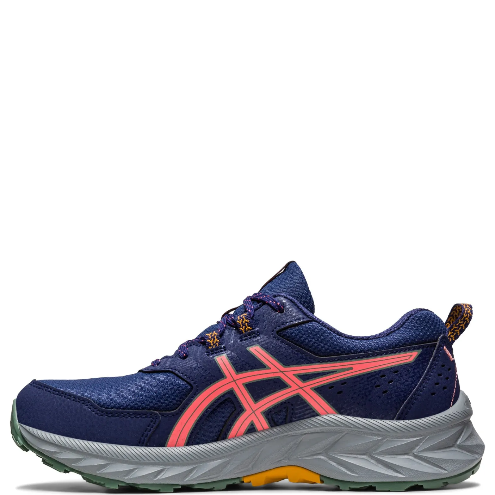 Sale ASICS Women's , GEL-Venture 9 Trail Running Shoe Indigo Blue/Papaya