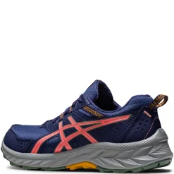 Hot ASICS Women's , GEL-Venture 9 Trail Running Shoe - Wide Width Indigo Blue/Papaya