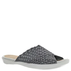 Outlet Bernie Mev Women's , Bon Bon Sandal Black Shimmer Fabric