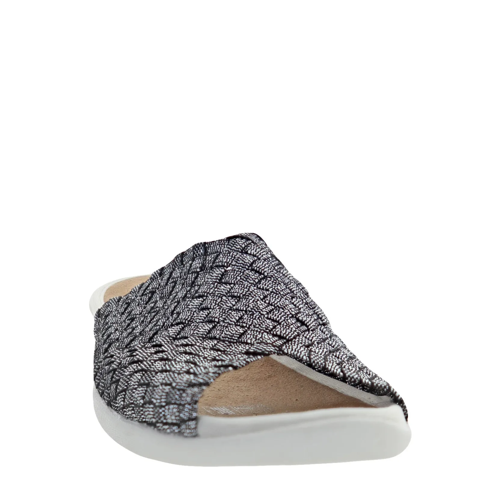 Outlet Bernie Mev Women's , Bon Bon Sandal Black Shimmer Fabric