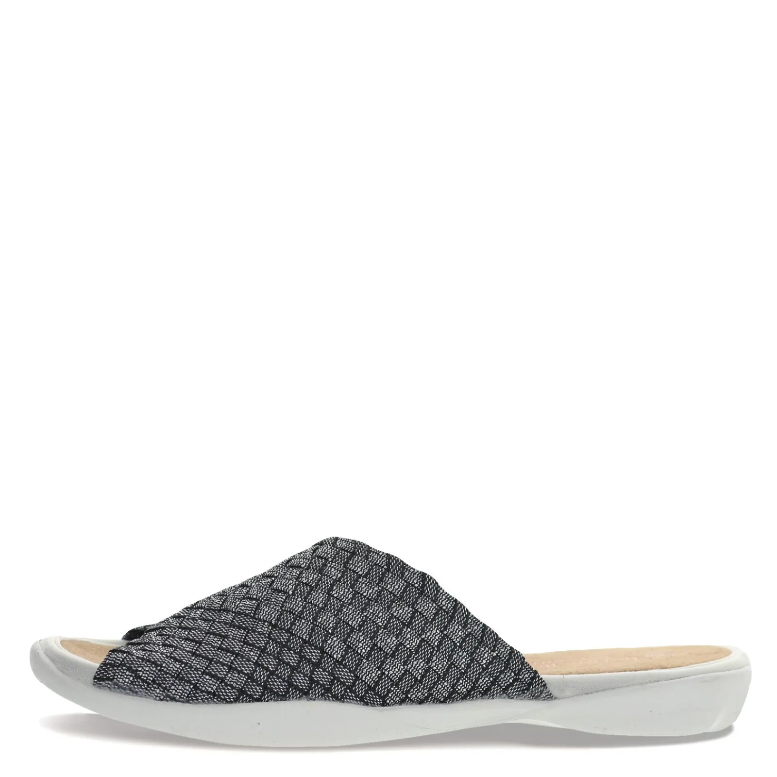 Outlet Bernie Mev Women's , Bon Bon Sandal Black Shimmer Fabric