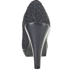 Outlet Bernie Mev Women's , Fabulous Pump Black Metallic
