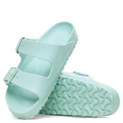 Discount Birkenstock Women's , Arizona Essentials EVA Sandal Surf Green