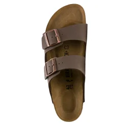Birkenstock Women's , Arizona Birkibuc Sandals - Narrow Fit Mocha Birkibuc