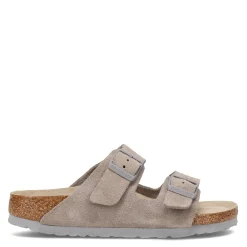 Online Birkenstock Women's , Arizona Soft Footbed Sandal - Narrow Width Stone