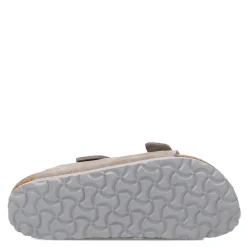 Online Birkenstock Women's , Arizona Soft Footbed Sandal - Narrow Width Stone