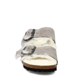 Outlet Birkenstock Women's , Arizona Shearling Lined Sandal - Narrow Width Stone
