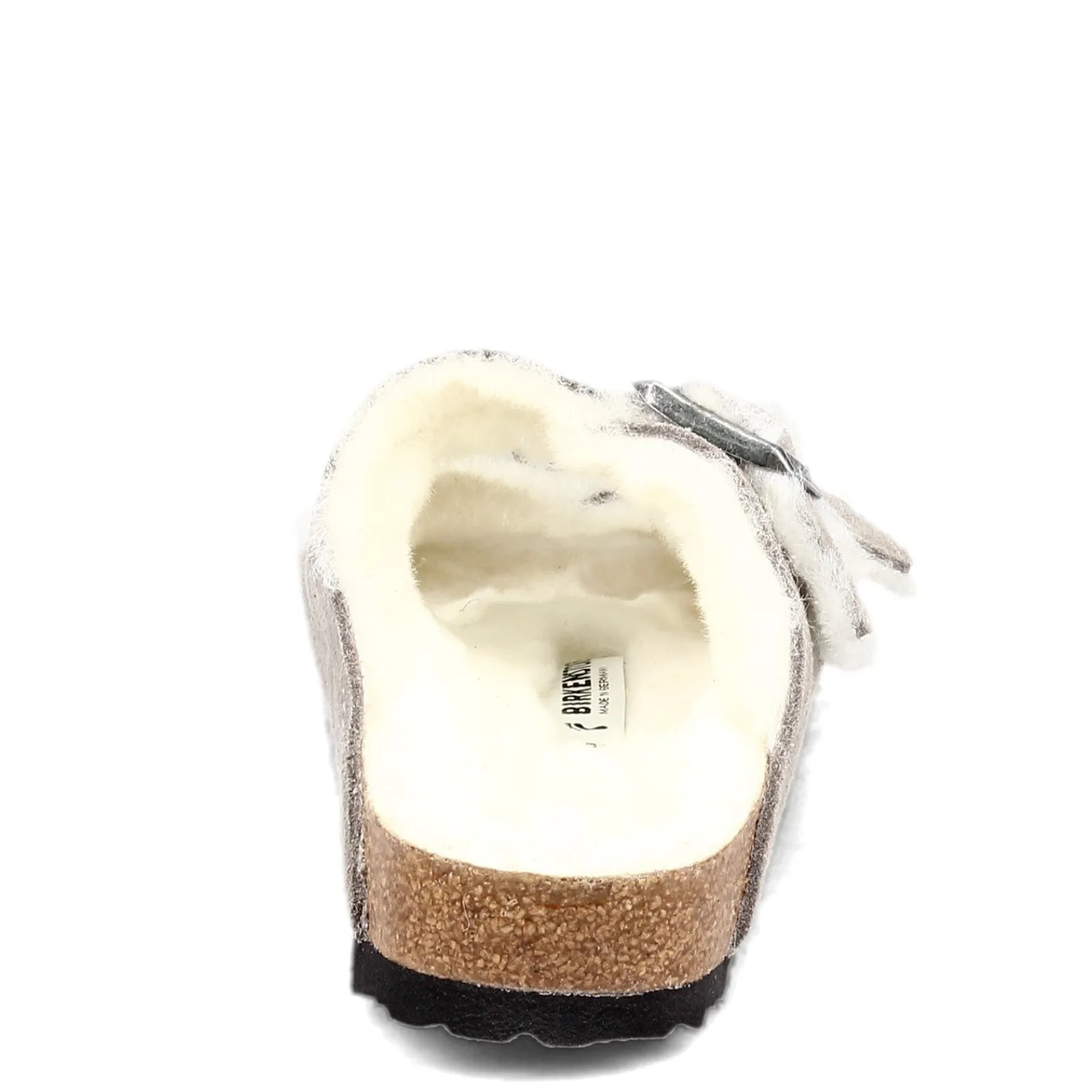 Outlet Birkenstock Women's , Arizona Shearling Lined Sandal - Narrow Width Stone