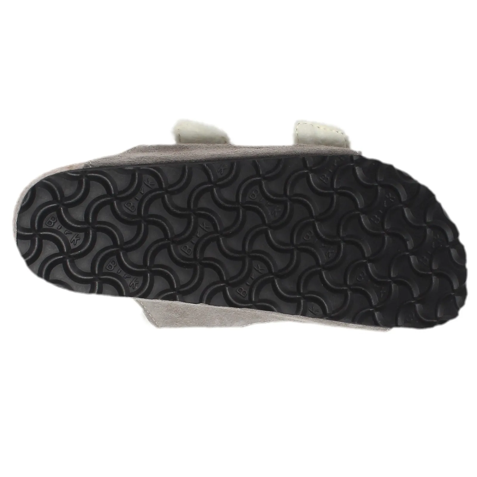 Outlet Birkenstock Women's , Arizona Shearling Lined Sandal - Narrow Width Stone