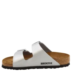 Sale Birkenstock Women's , Arizona Soft Footbed Sandal - Narrow Width Silver