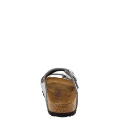 Sale Birkenstock Women's , Arizona Soft Footbed Sandal - Narrow Width Silver