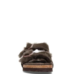 Birkenstock Women's , Arizona Shearling Lined Sandal - Narrow Width Mocha
