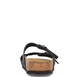 Clearance Birkenstock Women's , Franca Sandal - Narrow Width Black Oiled Leather