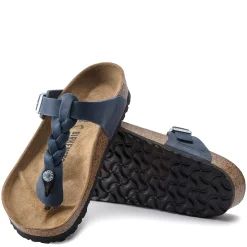 Hot Birkenstock Women's , Gizeh Braid Sandal - Regular Width Navy