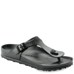 Hot Birkenstock Women's , Gizeh Essentials EVA Sandal - Regular Width Metallic Anthracite