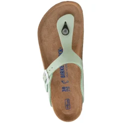 New Birkenstock Women's , Gizeh Soft Footbed Sandal - Regular Width Green