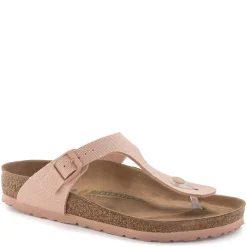 Best Birkenstock Women's , Gizeh Vegan Sandal - Regular Fit Pink