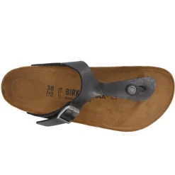 Birkenstock Women's , Gizeh Birko-Flor Sandal - Regular Width Licorice