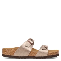 Online Birkenstock Women's , Sydney Birko-Flor Slide Sandal - Narrow Width Taupe
