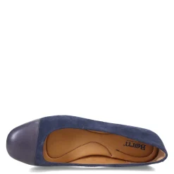 Discount Born Women's , Batti Flat Navy/Navy Combo