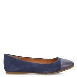 Discount Born Women's , Batti Flat Navy/Navy Combo