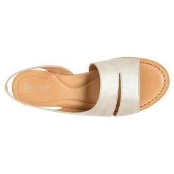 Hot Born Women's , Crista Sandal Light Gold